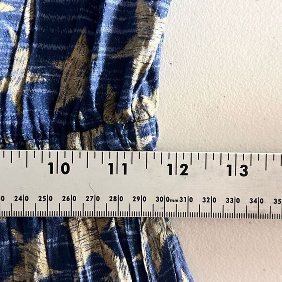 Camo Star Print Off The Shoulder Fit‎ & Flare Dress Womens S High Low - Picture 11 of 13